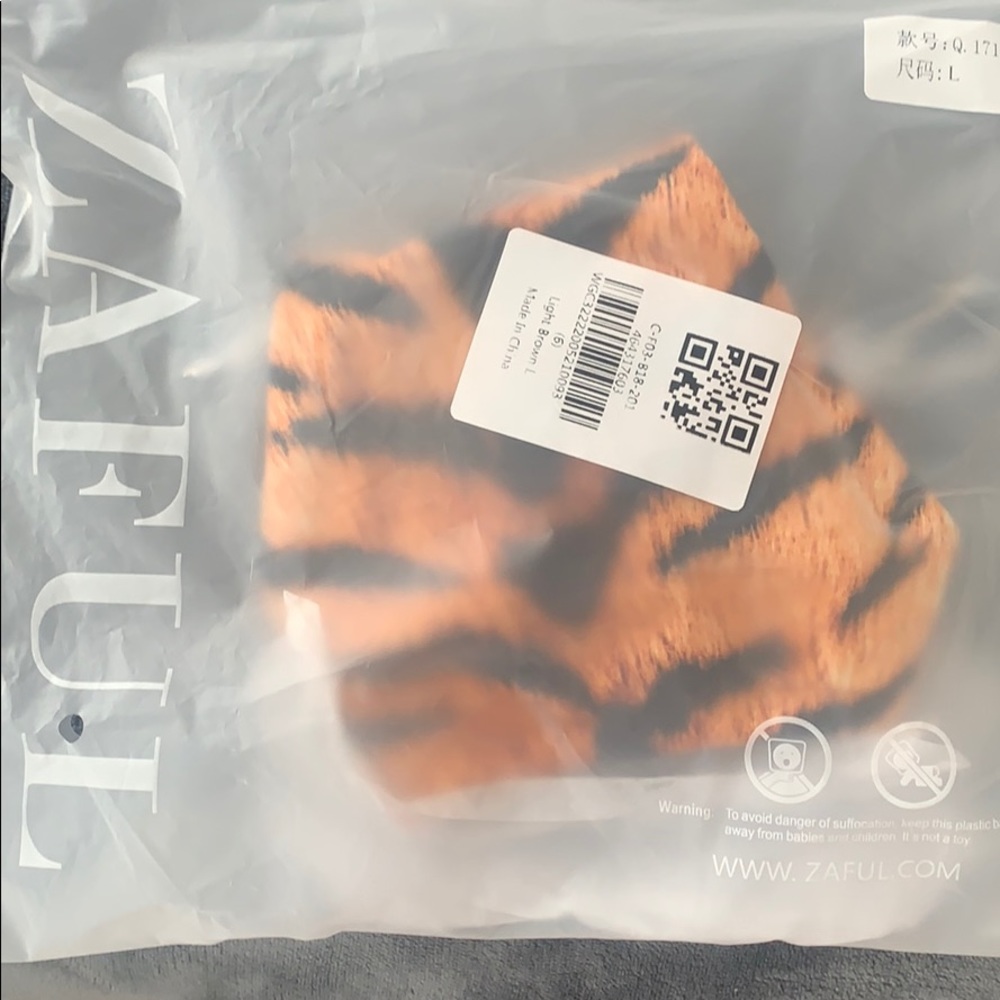 ZAFUL Tiger Thong Bikini Bottoms Large - Picture 5 of 5